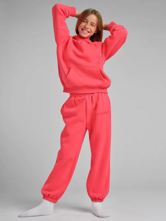 Neon Tranquil Kids Hoodie