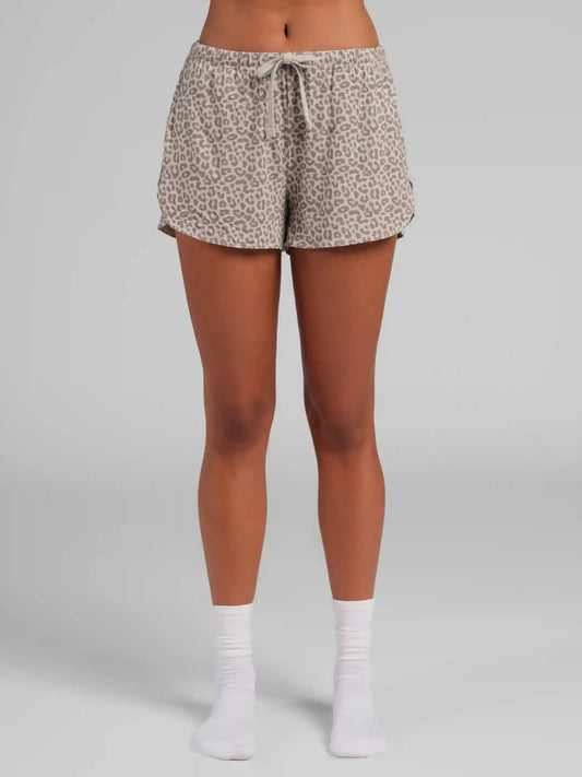 Cloud Lounge Curved Hem Shorts