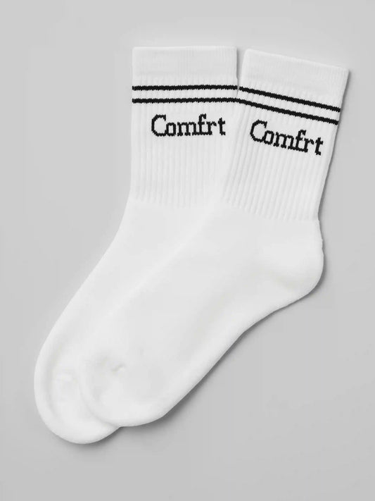 Stripe Trim Ankle Socks